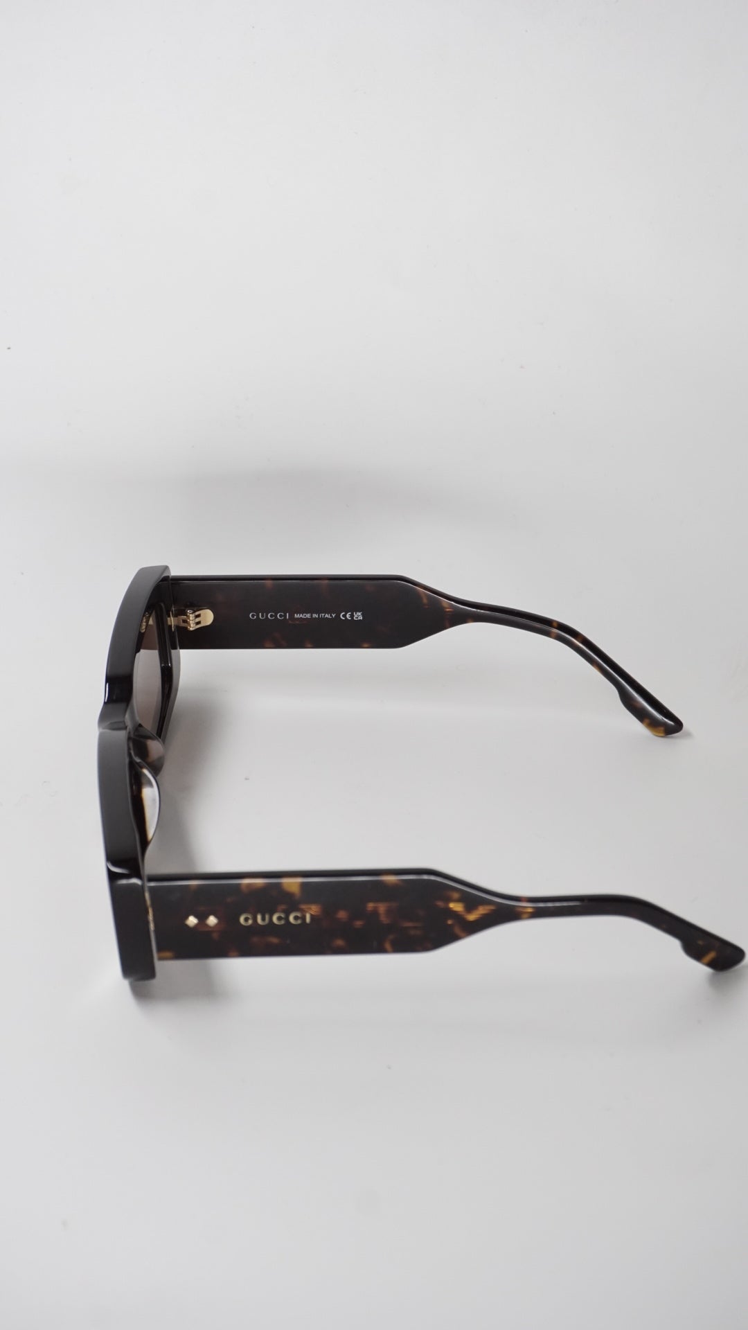 Rectangular Chocolate Brown Sunglasses