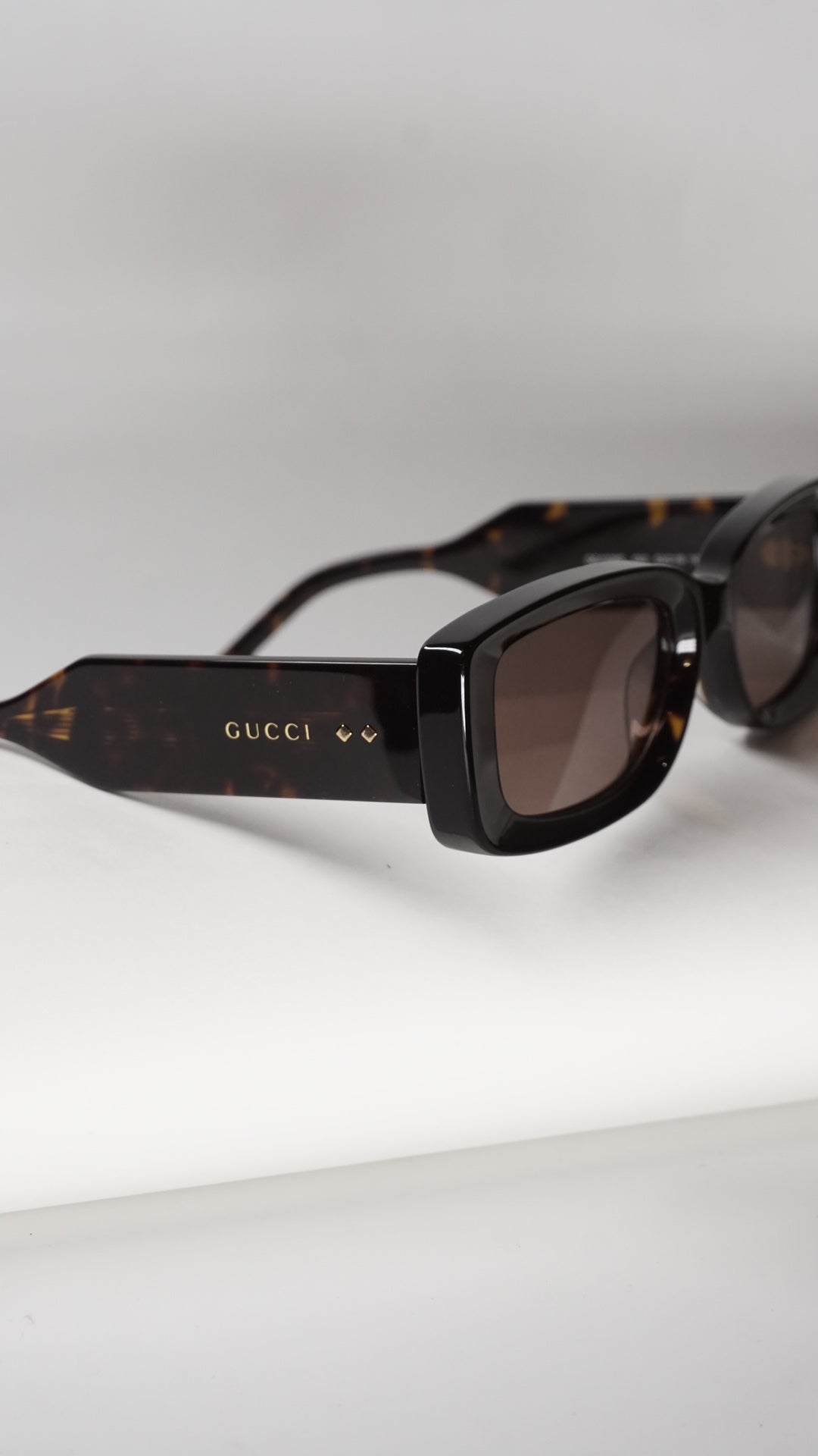 Rectangular Chocolate Brown Sunglasses