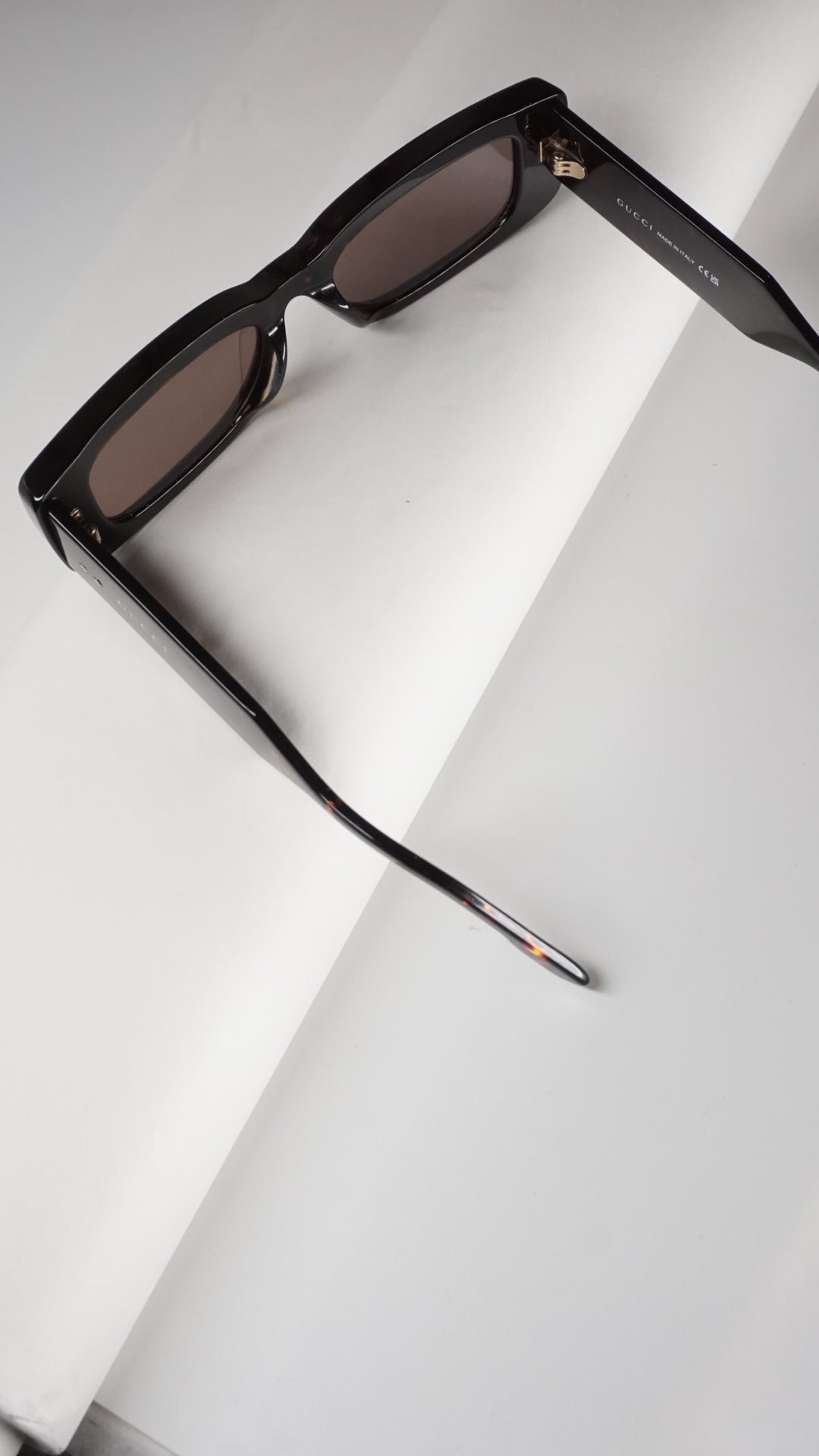 Rectangular Chocolate Brown Sunglasses