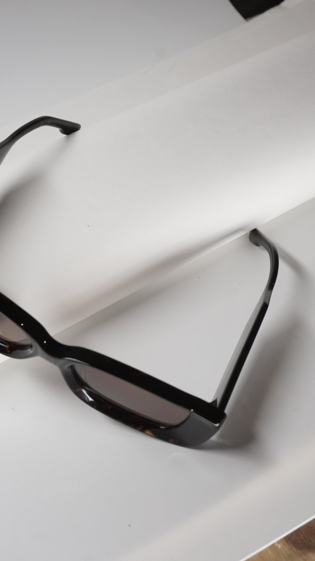 Rectangular Chocolate Brown Sunglasses