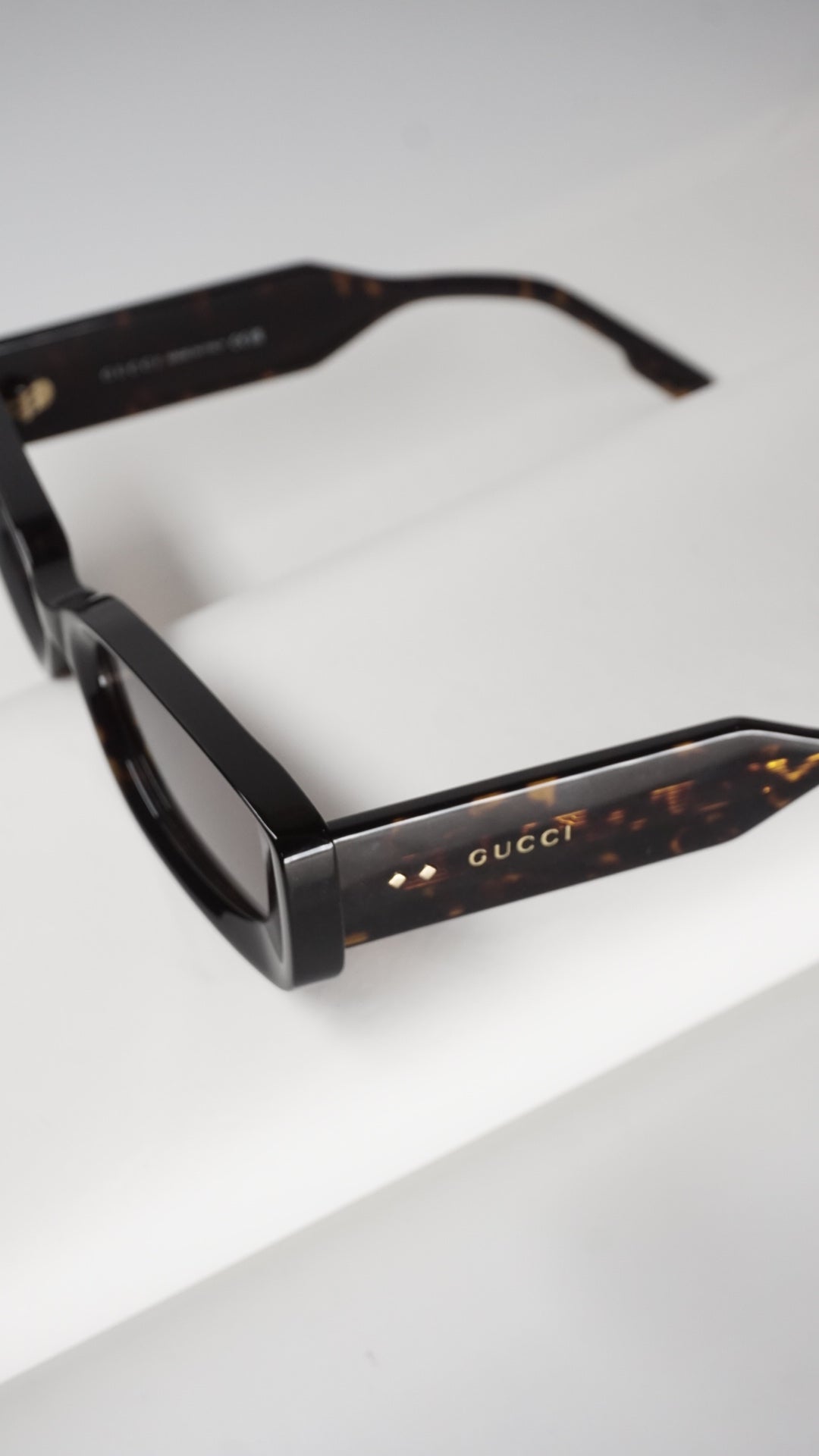 Rectangular Chocolate Brown Sunglasses