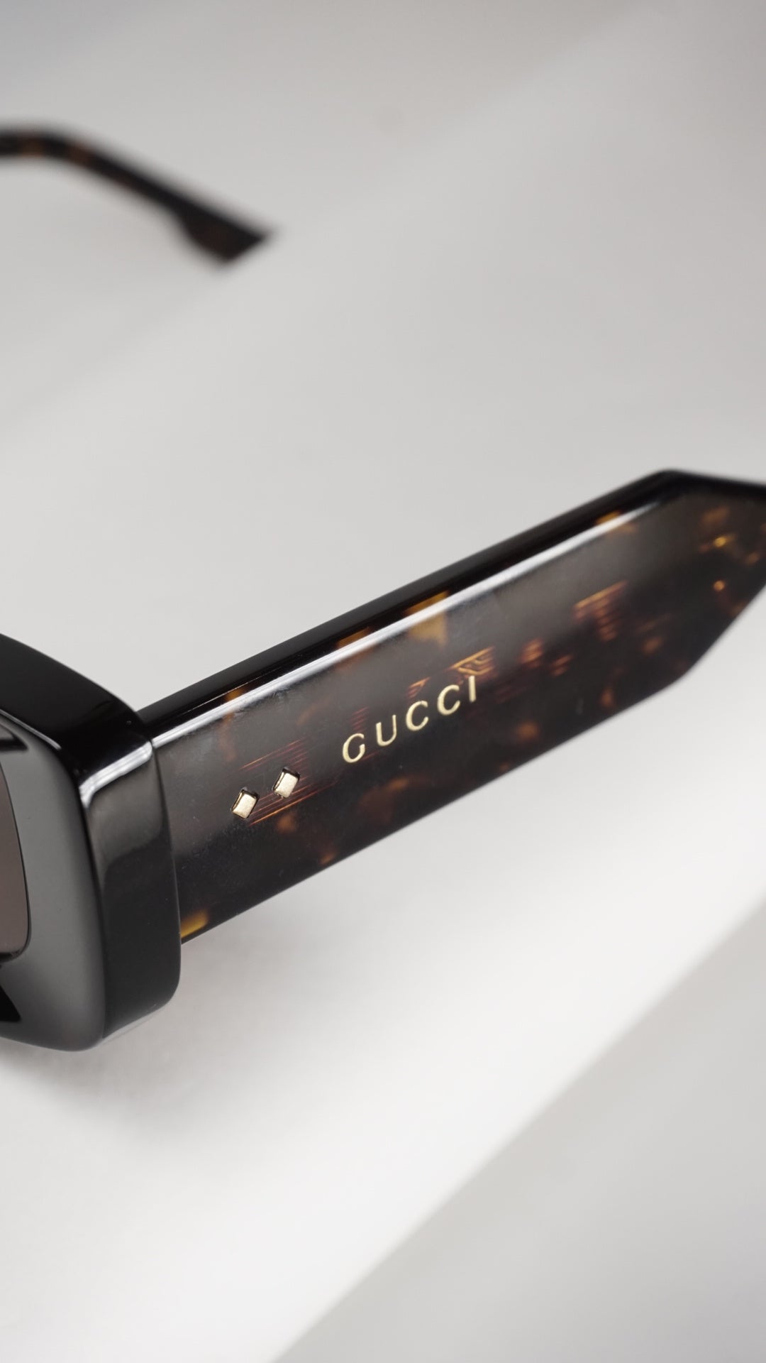 Rectangular Chocolate Brown Sunglasses