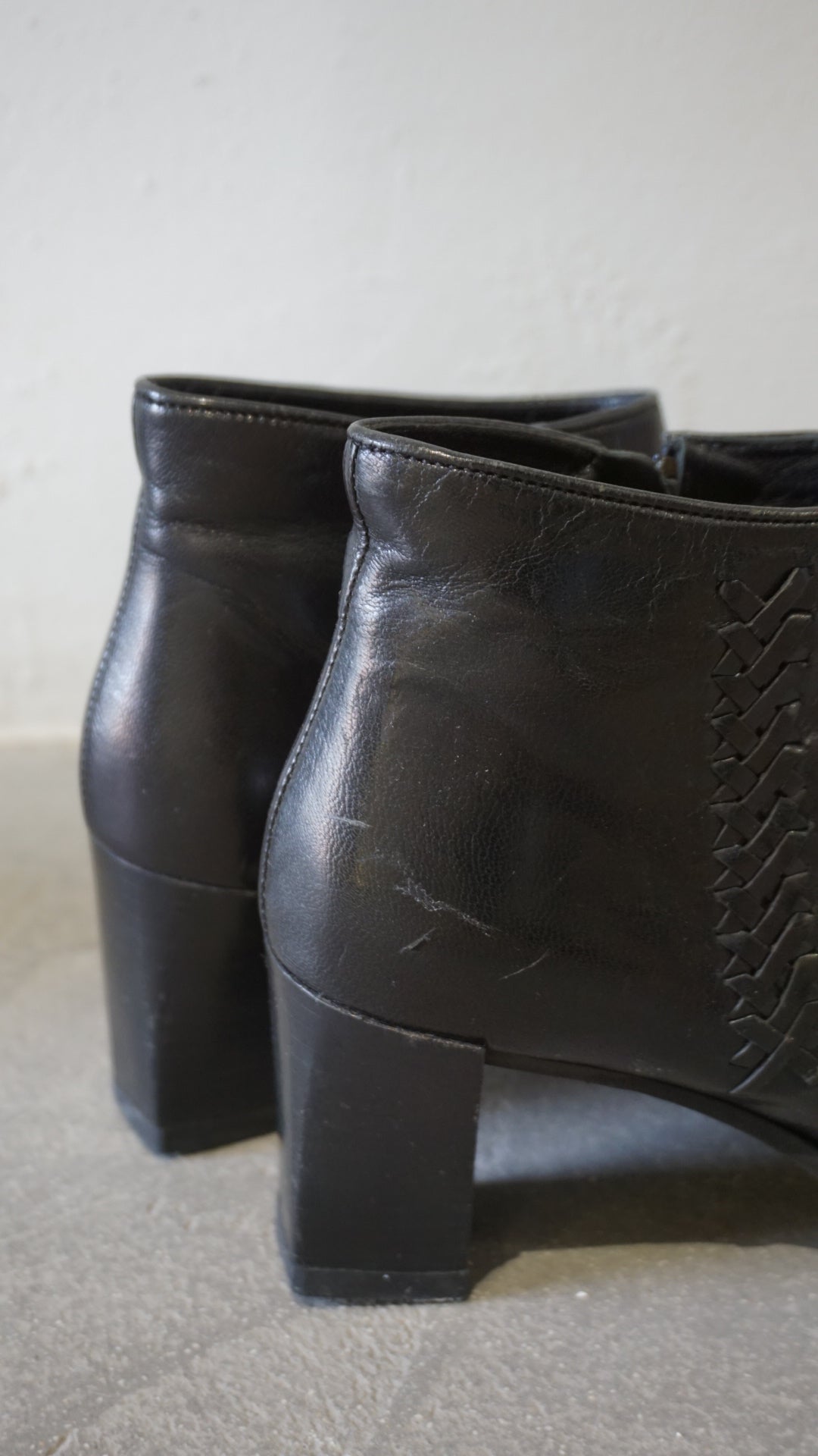 Vintage black ankle boots